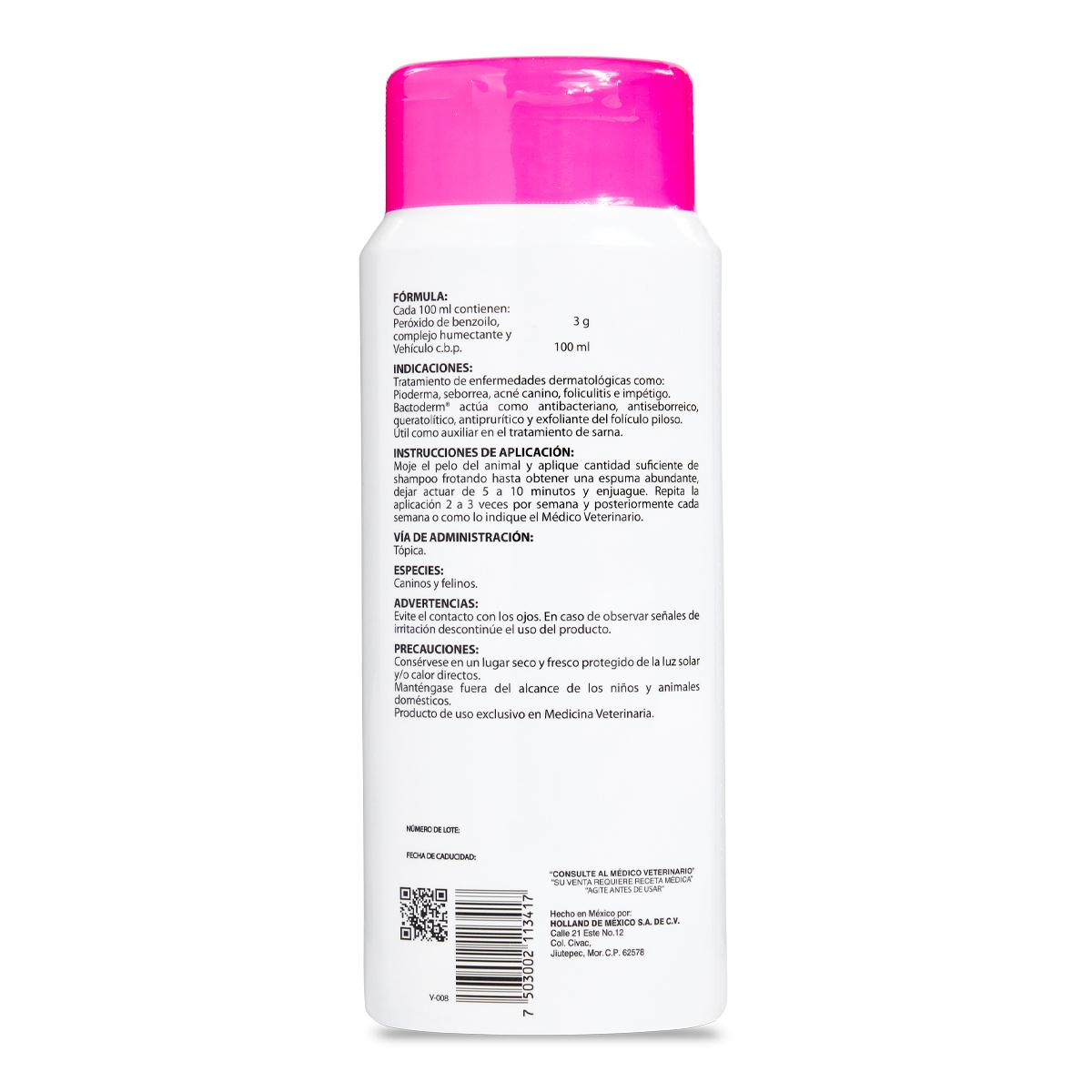 Bactoderm Shampoo 350ml.