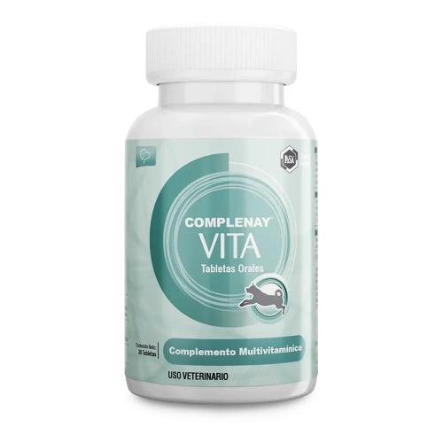 Complenay Vita Frasco con 30 Tabletas (Vit y Min Cachorros y Perros Activos)