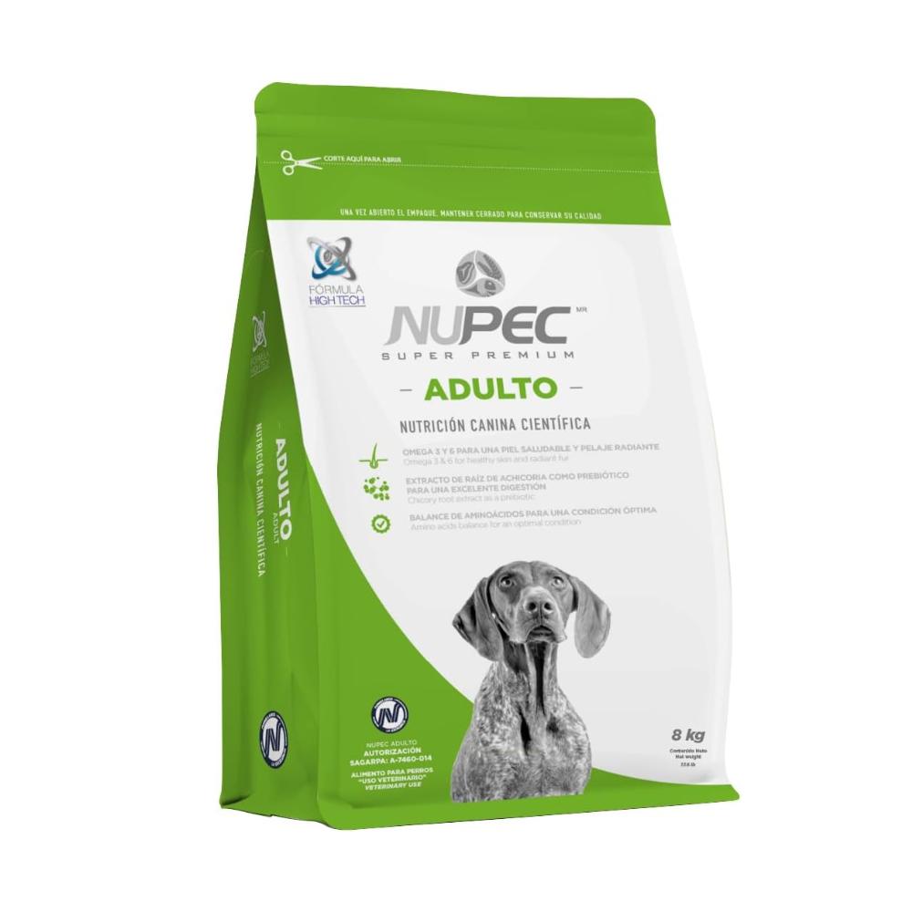 Croqueta Nupec Adulto Raza Mediana y Grande 8kg