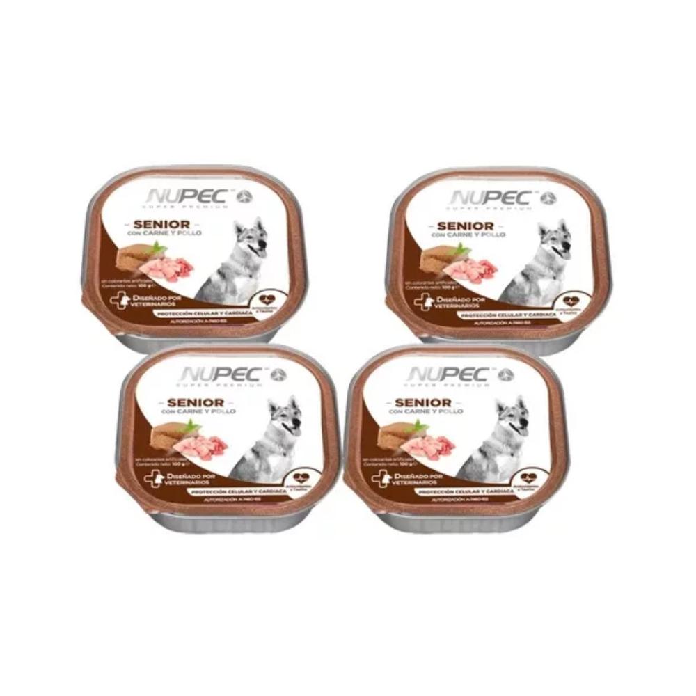 Alimento Humedo Senior, 4 latas