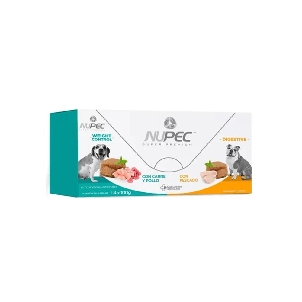 Alimento Humedo Digestive y Weight Control, 4 latas