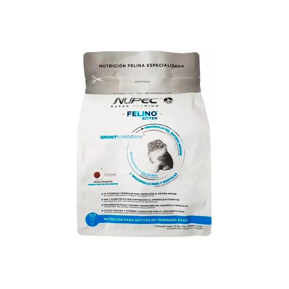 Croqueta Nupec Felino Kitten Para Gato De Temprana Edad, 1.5kg